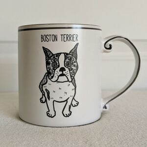 Boston Terrier Ceramic Mug 21 oz. Microwave Top Rack Dishwasher Safe NWT
